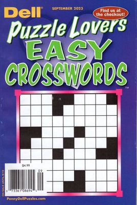 Dell Puzzle Lovers Easy Crosswords from PuzzleBookStore.com