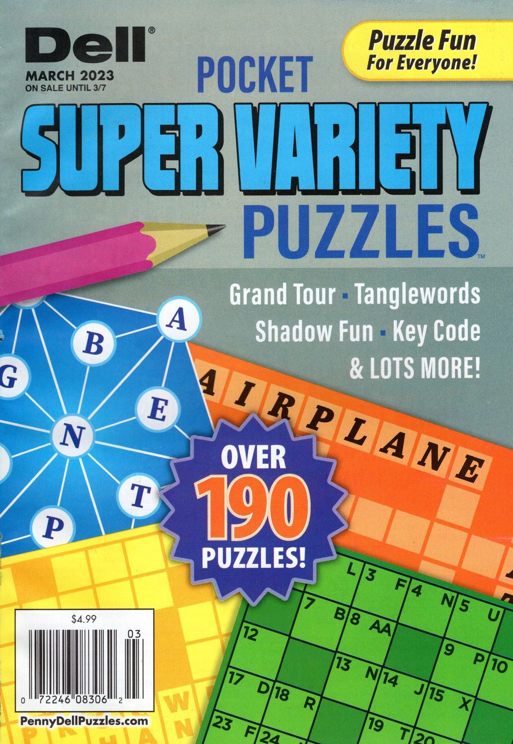 Dell Pocket SUPER VARIETY Puzzles March 2023