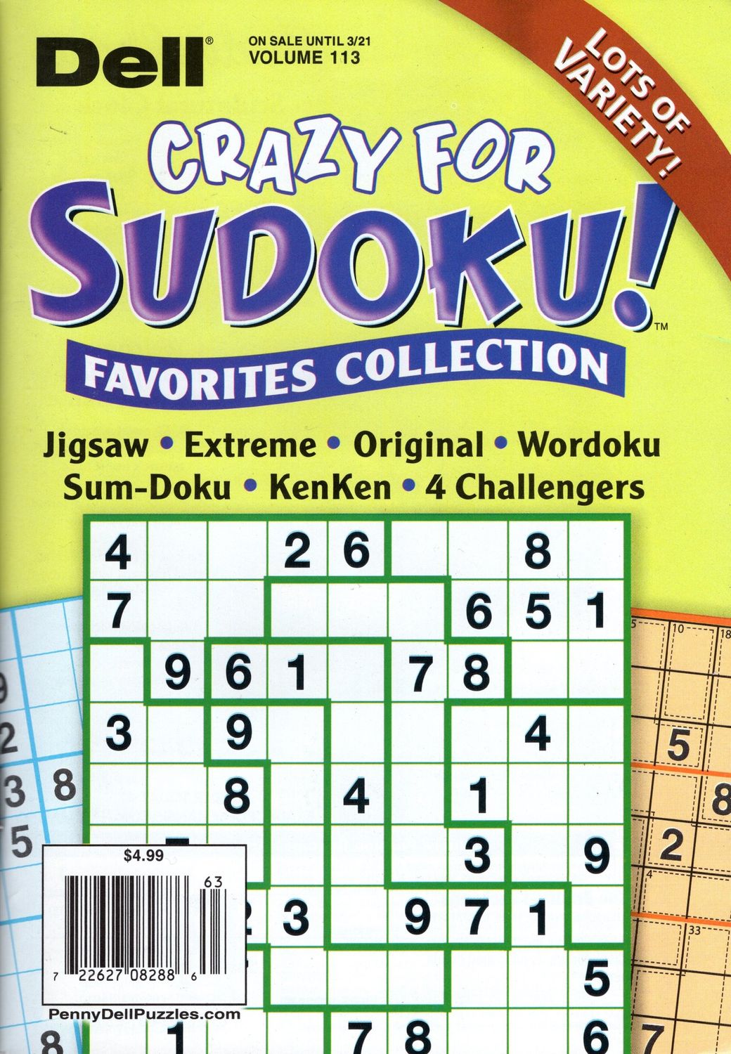 Dell Crazy for Sudoku! Favorites Collection 113, 2023