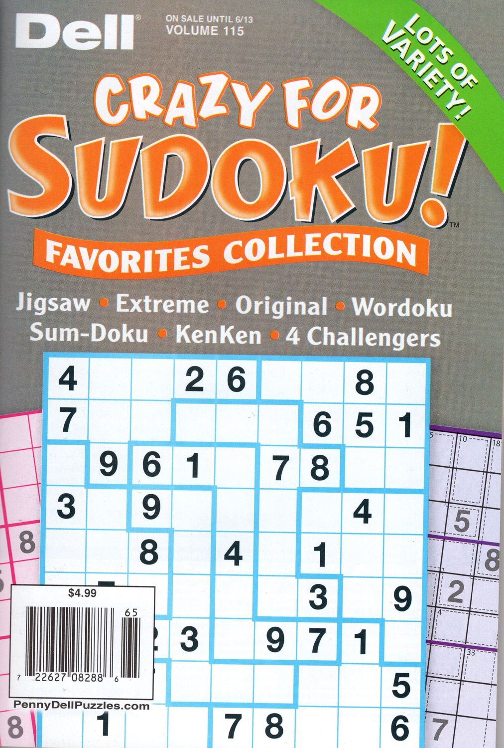 Dell Crazy for Sudoku! Favorites Collection 115, 2023