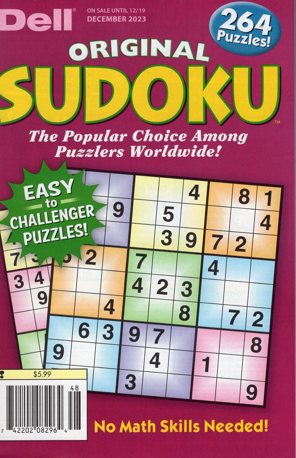Dell Original Sudoku​ Puzzle Books from PuzzleBookStore.com