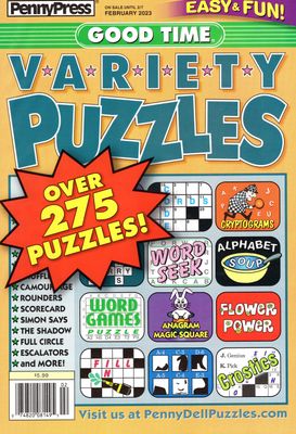 Puzzle Book Store - Good Time Variety Puzzles February 2023