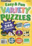 Easy &amp; Fun Variety Puzzles January 2023 - Puzzle Book Store