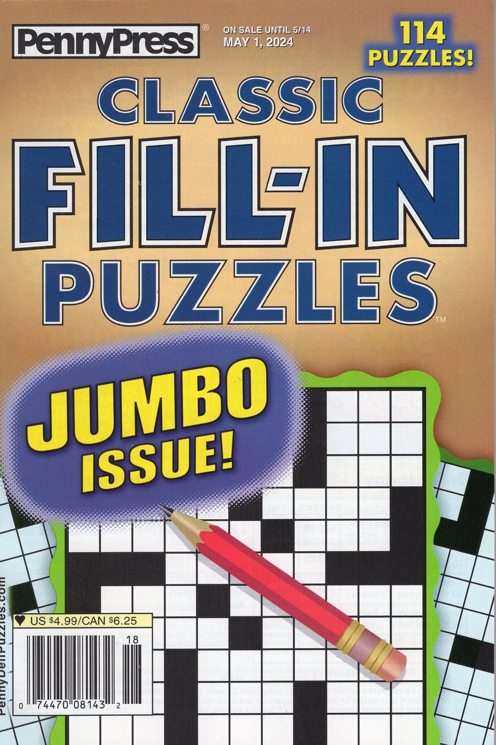 penny press puzzle value pack- PennyPress Classic Fill-In Puzzles - Puzzle Book Store
