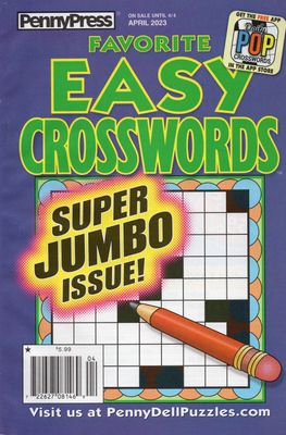 Favorite Easy Crosswords April 2023 - PuzzleBookStore.com