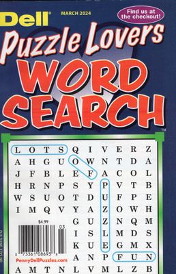 Dell Puzzle Lovers Word Search March 2024