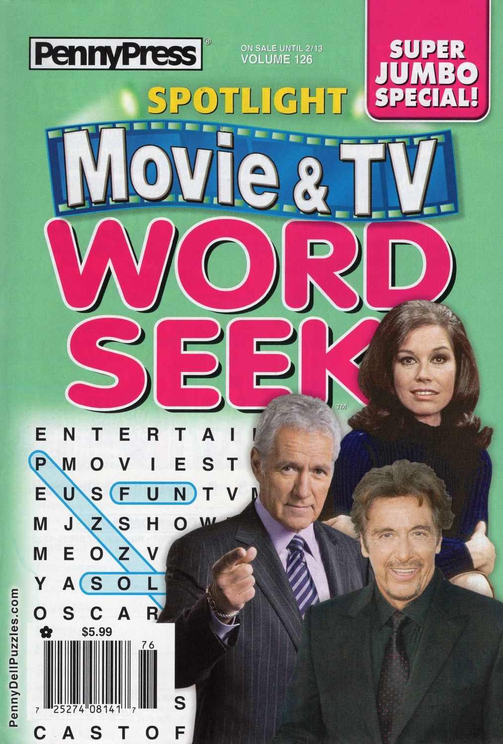 Word Seek Puzzles - Spotlight Movie &amp; TV Word Seek February 2024