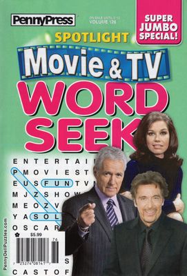 Word Seek Puzzles - Spotlight Movie &amp; TV Word Seek February 2024