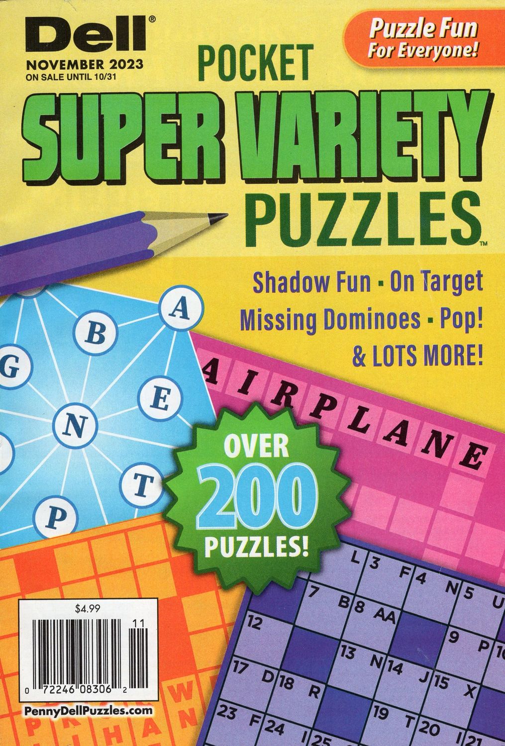 Dell Pocket SUPER VARIETY Puzzles November 2023