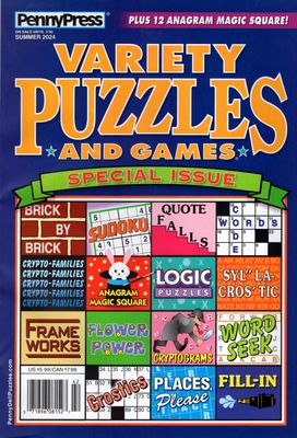 Variety Puzzles and Games Special Issue Summer 2024