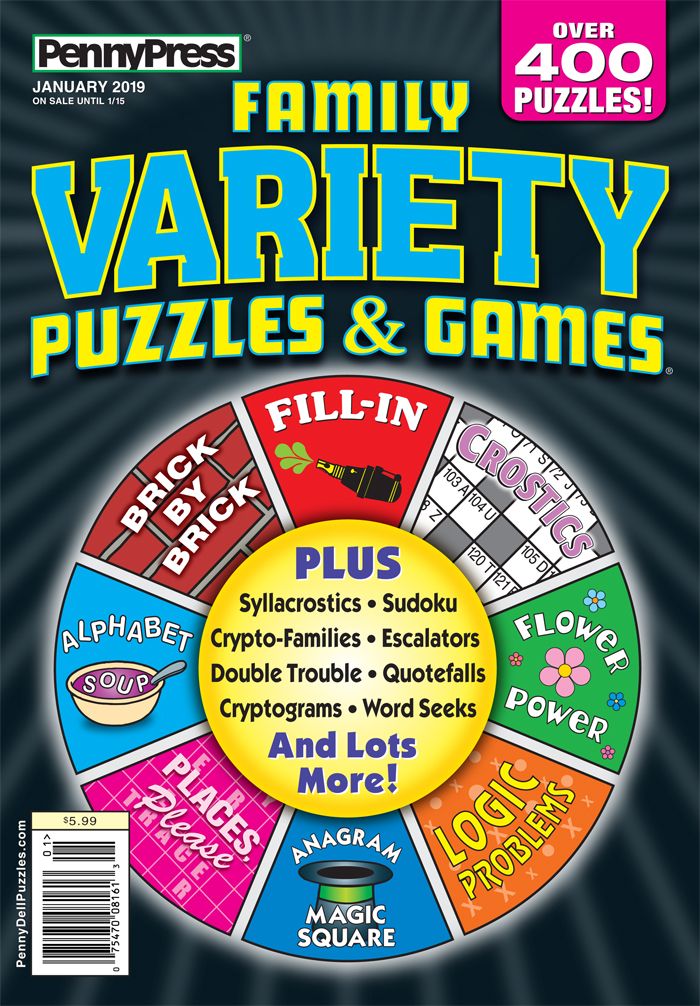 Family Variety Puzzles & Games