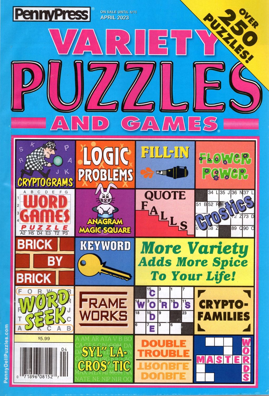 Variety Puzzles and Games April 2023