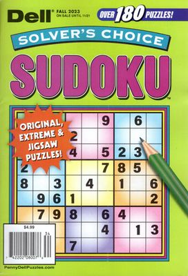 Dell Solver’s Choice Sudoku Fall 2023