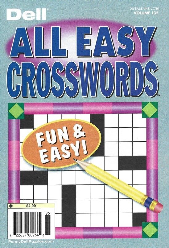 Puzzle Book Store - Dell All Easy Crosswords Vol. 135