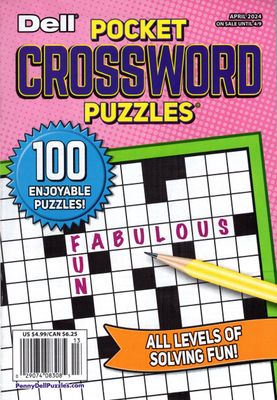 Puzzle Store | Dell Pocket Crossword Puzzles April 2024