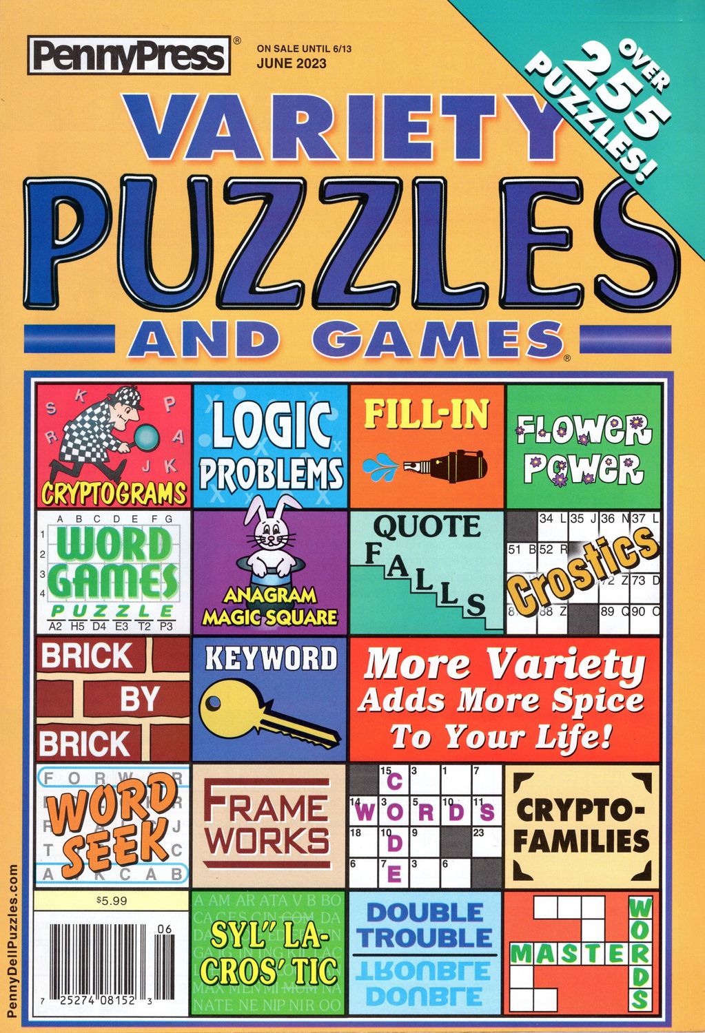 Puzzle Book Store | Variety Puzzles and Games June 2023