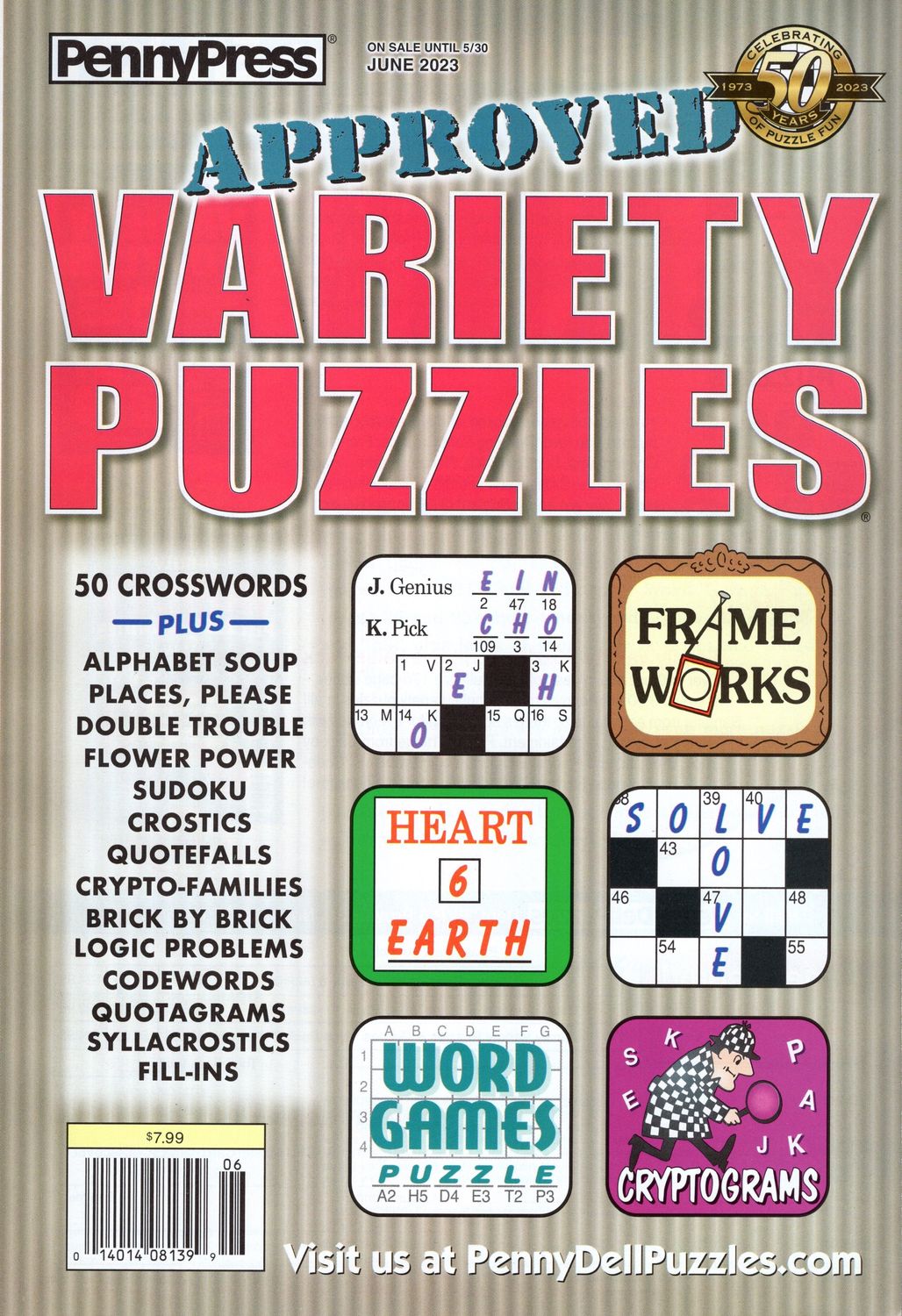 Puzzle Book Store | Approved Variety Puzzles June 2023