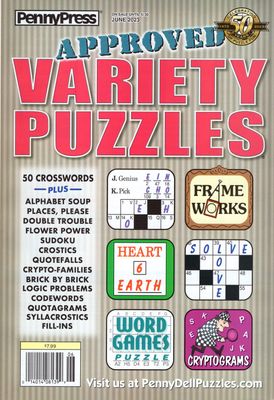 Puzzle Book Store | Approved Variety Puzzles June 2023