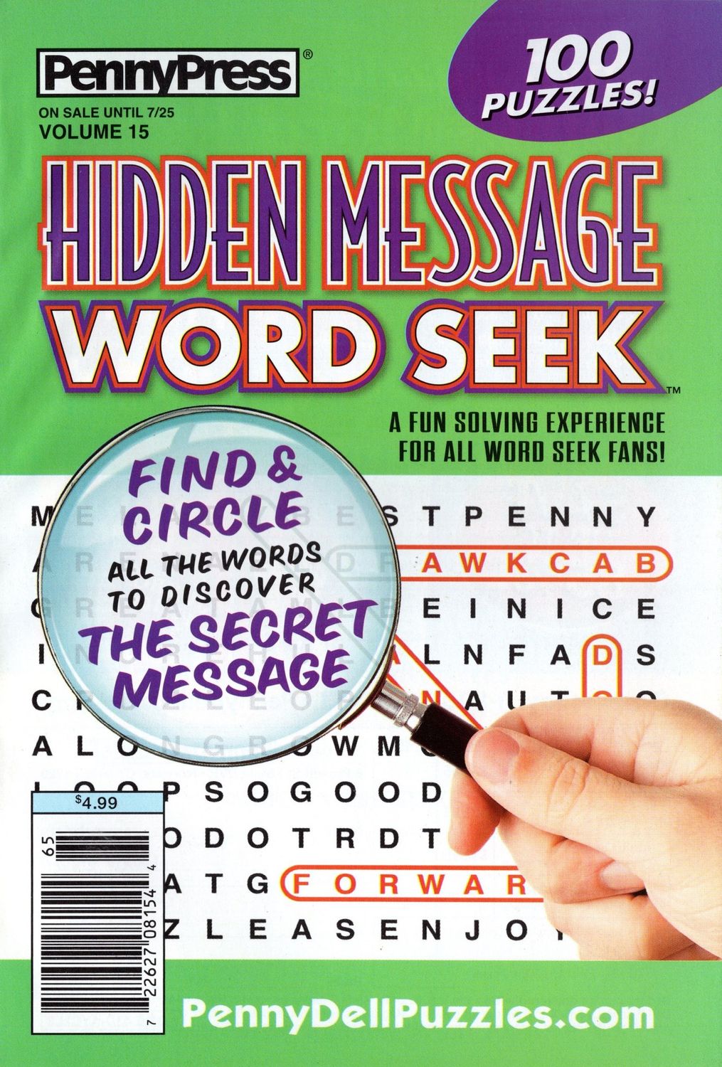 The Best Puzzle Book for Adults | Hidden Message Word Seeks