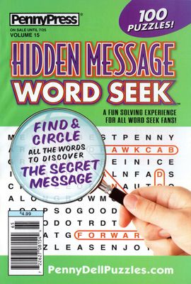 The Best Puzzle Book for Adults | Hidden Message Word Seeks