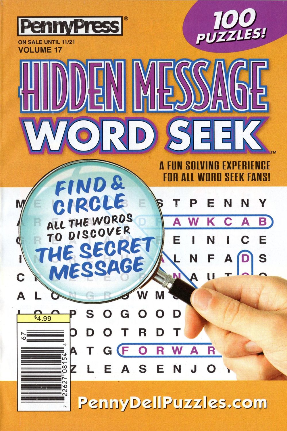 The Best Puzzle Book for Adults | Hidden Message Word Seeks