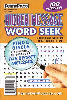 The Best Puzzle Book for Adults | Hidden Message Word Seeks