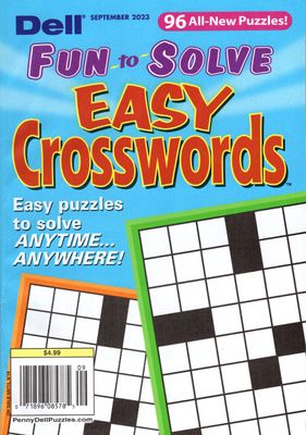 Dell Fun-to-Solve EASY Crosswords September 2023