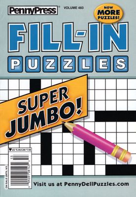 Fill In Puzzle Books | PennyPress Fill-In Puzzle August 2024