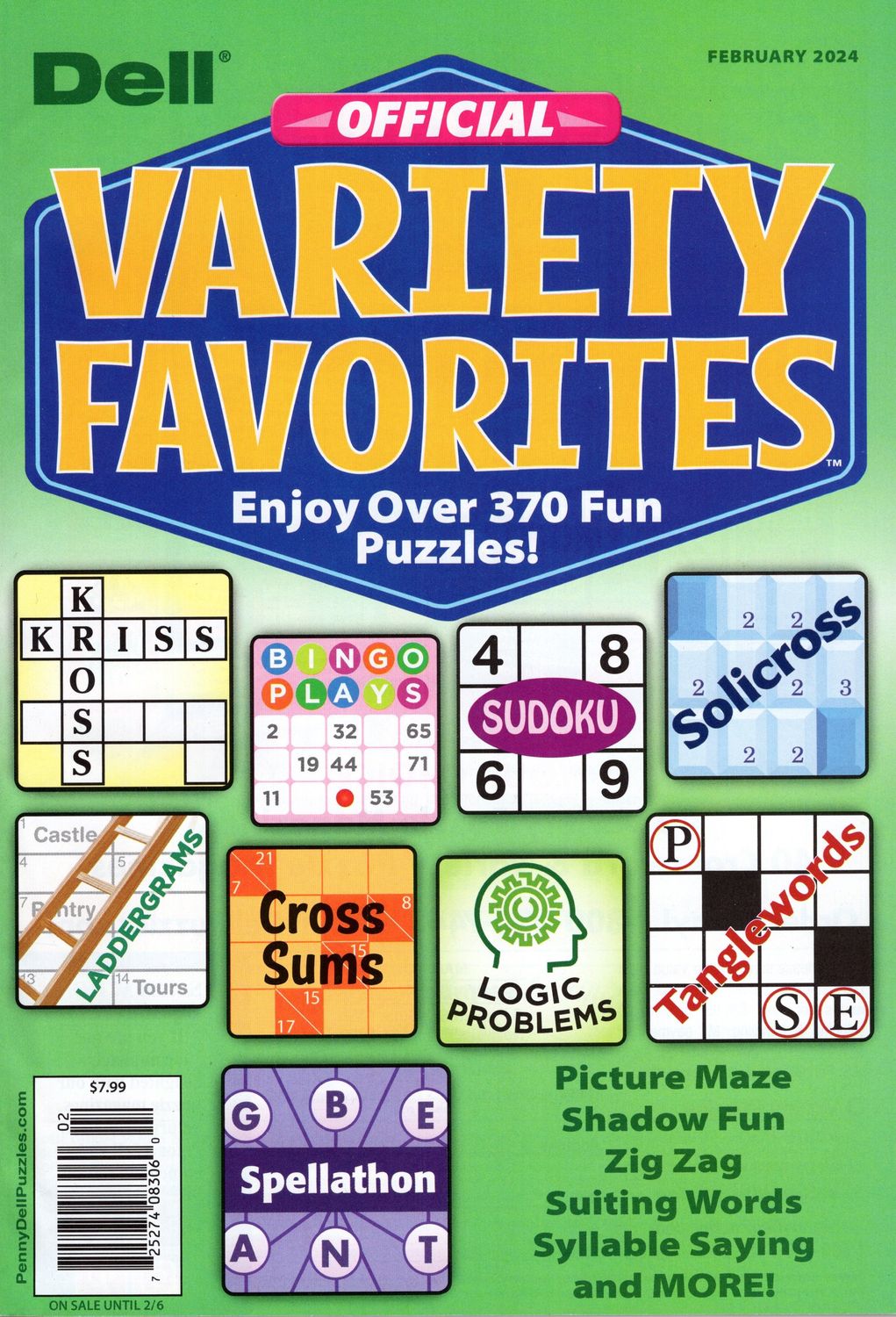 Puzzle Book Store - Dell Official Variety Favorites February 2024