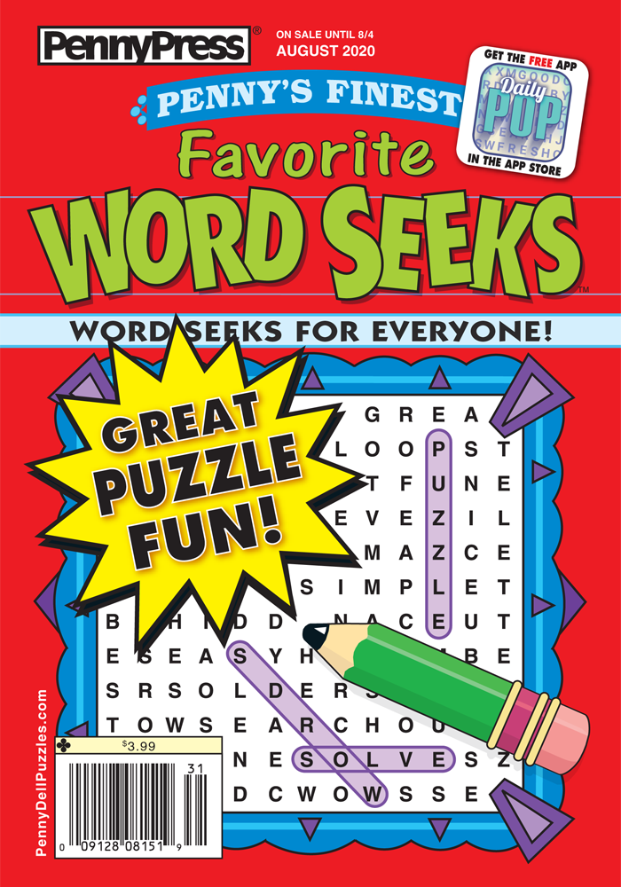 Penny’s Finest Favorite Word Seeks