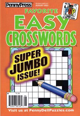 Easy Crosswords | Favorite Easy Crosswords August 2023