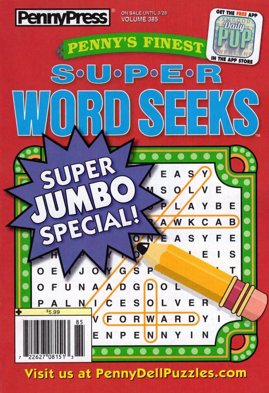 Penny’s Finest Super Word Seeks March 2024