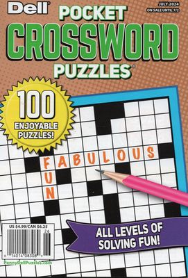 Crossword Puzzles | Dell Pocket Crossword Puzzles July 2024