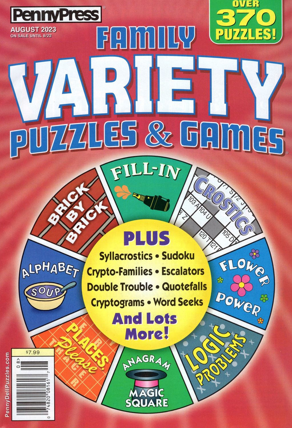 Family Variety Puzzles &amp; Games - penny press crossword puzzles books for adults