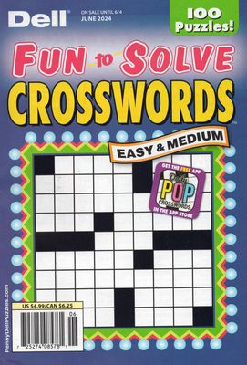Dell Crosswords | Dell Fun-to-Solve Crosswords June 2024