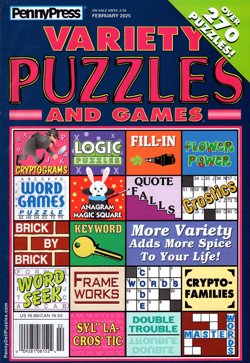 Variety Puzzles | Variety Puzzles and Games February 2025