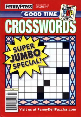 PennyPress Good Time Crosswords Puzzle Book #373 Jan 2024
