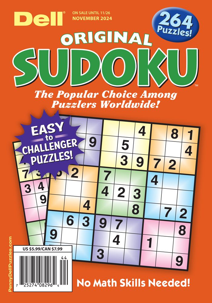Dell Original Sudoku Puzzle Books