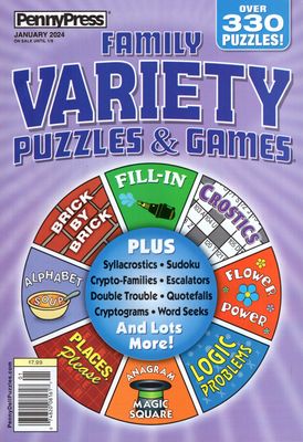 Variety Puzzles | Family Variety Puzzles &amp; Games January 2024