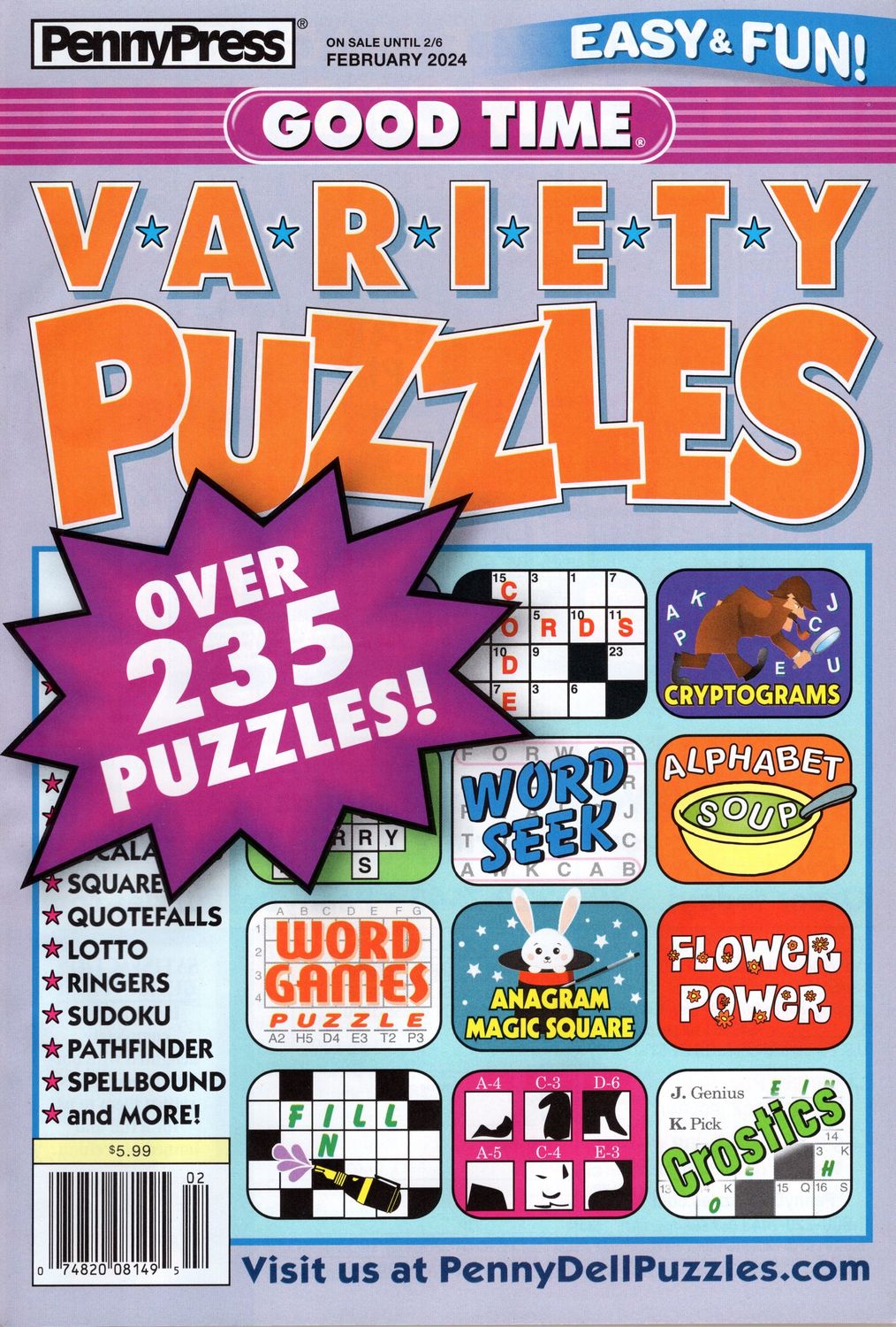 Good Time Variety Puzzles February 2024 - 