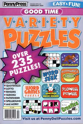 Good Time Variety Puzzles February 2024 - 