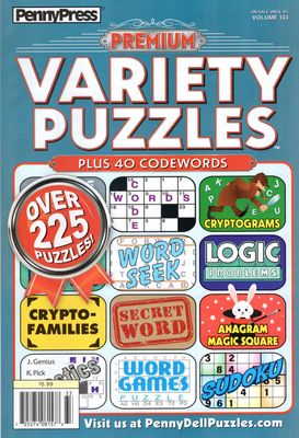 Codewords | Penny Press Premium Variety Puzzles #133
