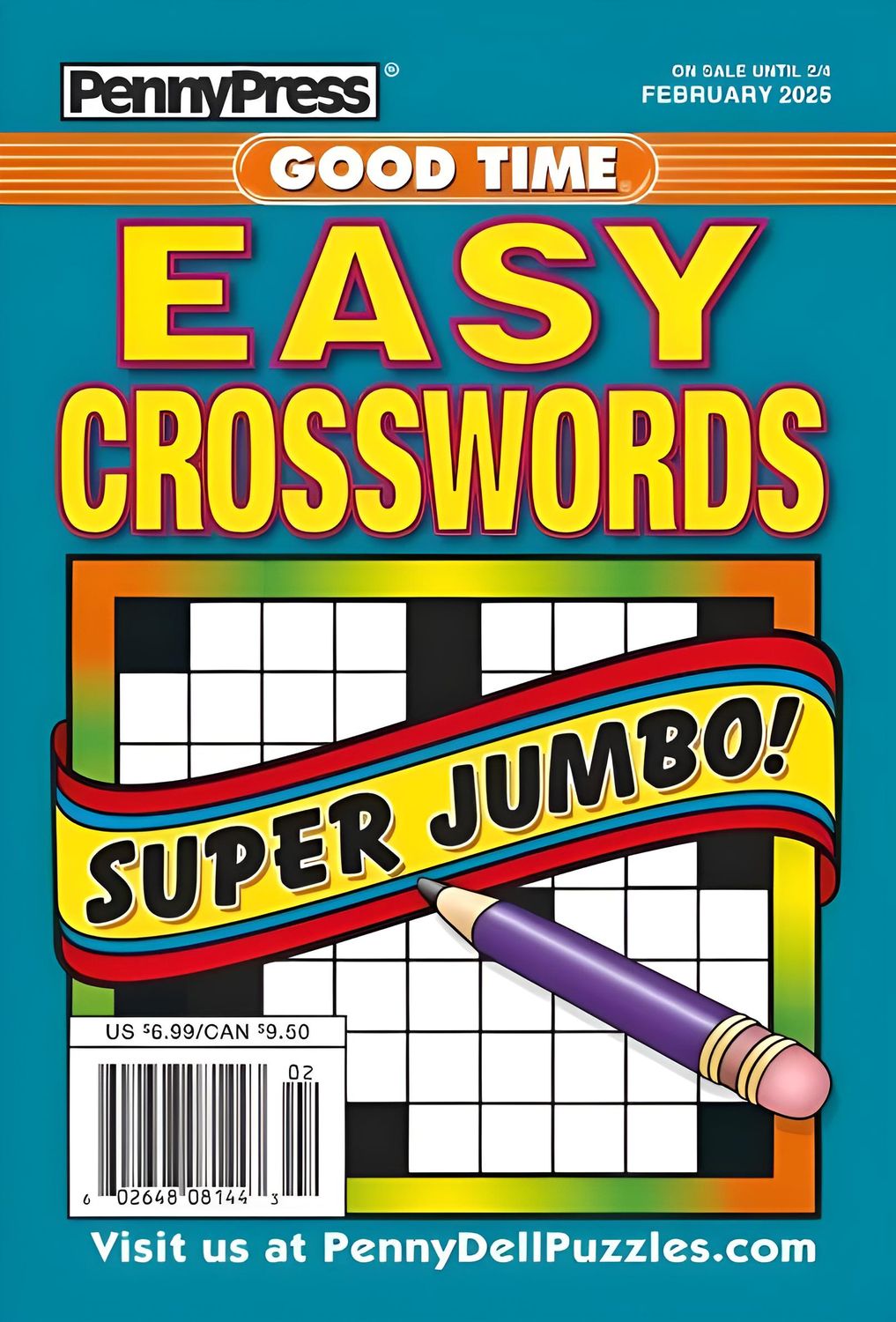 PennyPress Good Time EASY Crosswords February 2025
