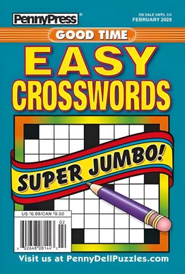 PennyPress Good Time EASY Crosswords February 2025