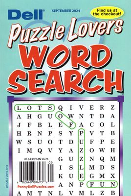 Dell Puzzle Lovers Word Search September 2024