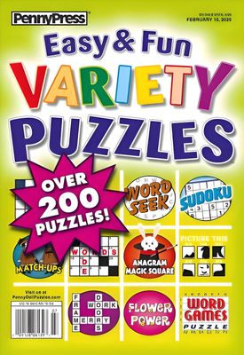 Variety Puzzles | Easy &amp; Fun Variety Puzzles February 2025