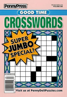 PennyPress Good Time Crosswords Puzzle Book February 2025