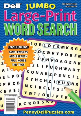 Dell Jumbo Large-Print Word Search Subscription - Puzzle Book Store