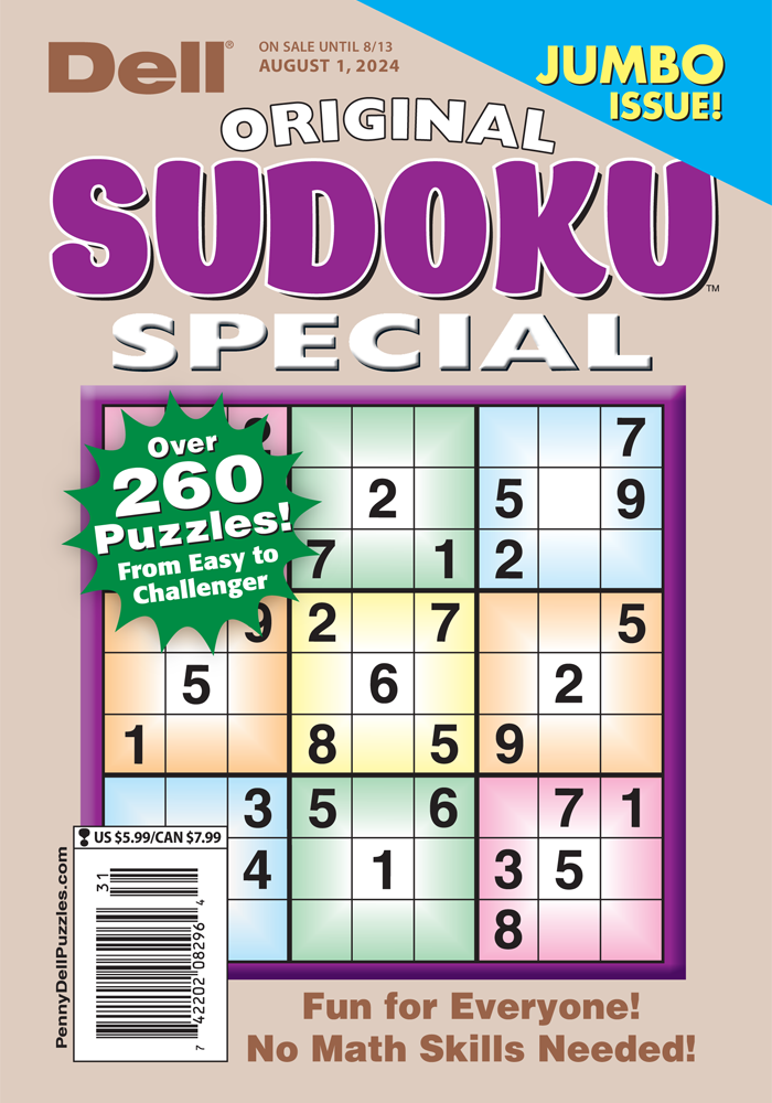 Dell Original Sudoku Special Books