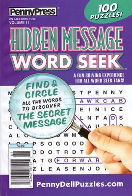 Hidden Message Word Seek Vol 11